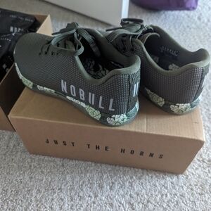 NoBull Army Green Succulent Trainers | Like New!